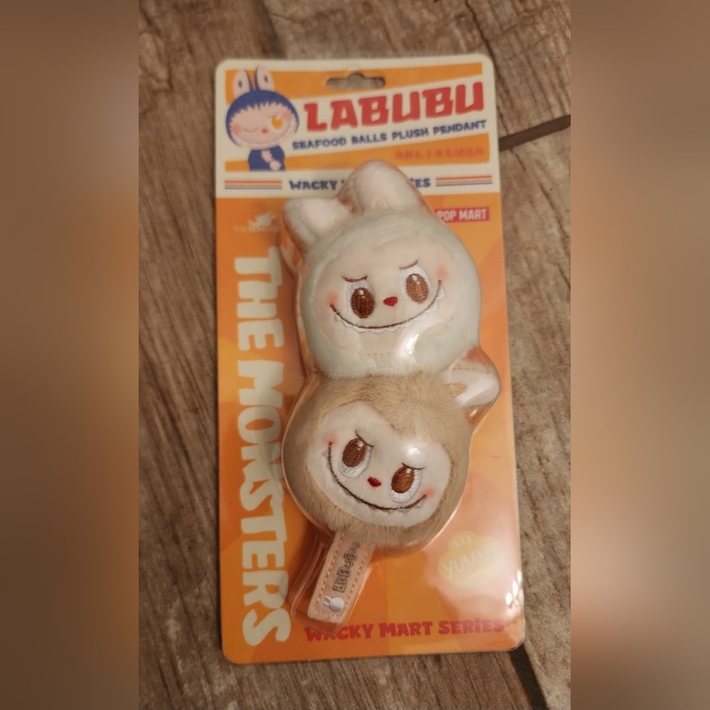 Labubu Wacky Mart Series Plush Pendant Seafood Balls